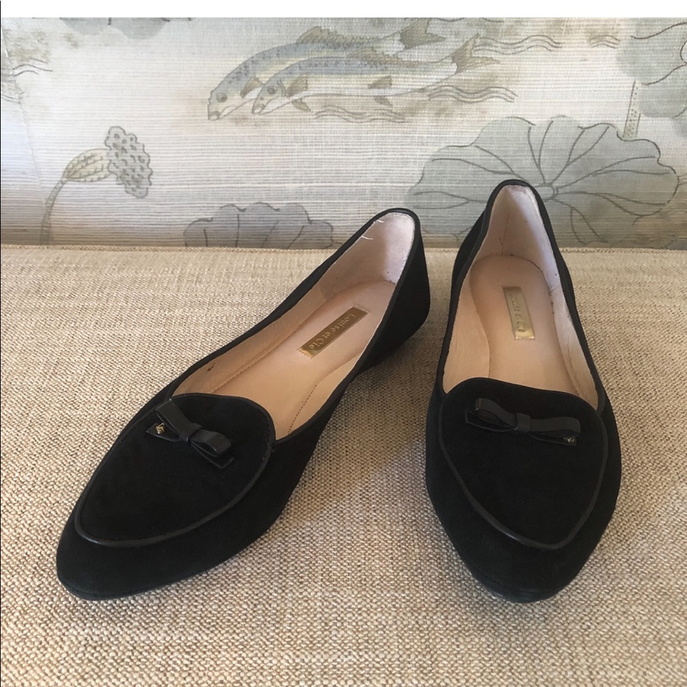 Louise et Cie ABRIEL Black Suede Loafers, Size 8 - Picture 5 of 7